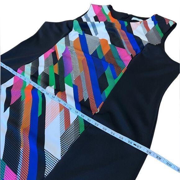 Calvin Klein sheath scuba abstract dress Plus size 18 - Picture 16 of 16